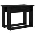 vidaXL Súprava na kávový stolík 2 ks Čierny dub 50 x 52 x 42 cm