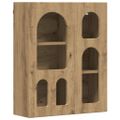vidaXL Závesná skrinka s poličkou ELST Dub artisan 59 x 20 x 71,5 cm