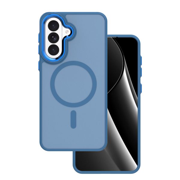 Puzdro Frozen Mag pre Samsung Galaxy A57 5G tmavomodrá