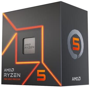 AMD/Ryzen 5 7400/6-Core/3,3GHz/AM5 Procesor, Zen 4, 6 jader/12 vláken, až 4,3 GHz, 22 MB cache, DDR5, PCIe 5.0, AM5, 65 W TDP, chladic Wraith Stealth