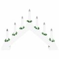 vidaXL Vianočný sviečkový most 3 ks 7 LED Teplá biela 39.5 x 5 x 29 cm