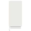 vidaXL LED komoda Biela 71 x 34,5 x 75 cm Kompozitné drevo
