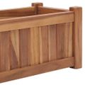 vidaXL Vyvýšený záhon 150x30x25 cm, tíkový masív
