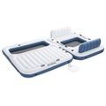 Bestway Hydro-Force plávajúci ostrov 2 ks PVC Biela a modrá