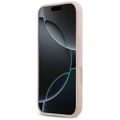 Puzdro Guess Silicone Big 4G Script pre iPhone 17 ružové