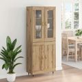vidaXL Highboard 2 ks Remeselný dub 69,5 x 34 x 180 cm