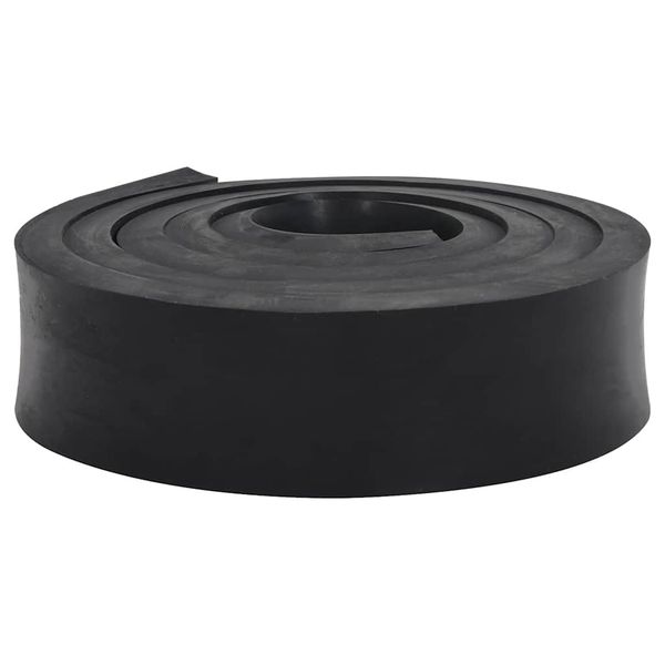 VidaXL Gumová hrana pre snežný pluh čierna 300x10x2 cm