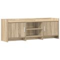 vidaXL TV skrinka 130 x 33 x 47 cm Dub sonoma Kompozitné drevo