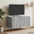 vidaXL Nástenná TV skrinka 59,5 x 41 x 30 cm Sivá sonoma