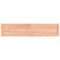 vidaXL Stolová doska svetlohnedá 180x40x(2-4)cm ošetrený masív hrany