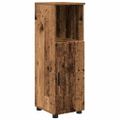 vidaXL Sada kúpeľňového nábytku 4 ks Staré drevo 35 x 30 x 192 cm