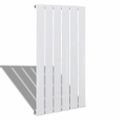 Biely vykurovací panelový regál na uteráky 465mm + vykurovací panel 465 mm x 900 mm