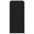 vidaXL Servírovacia skriňa Čierny dub 80 x 33 x 70 cm Kompozitné drevo