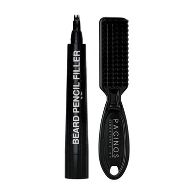 Vyplňujúca ceruzka na bradu s kefkou PACINOS Beard pencil filler - svetlohnedá