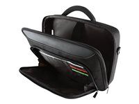 Targus Classic+ Clamshell - Taška na notebook - 17" - 18" - čierna, červená