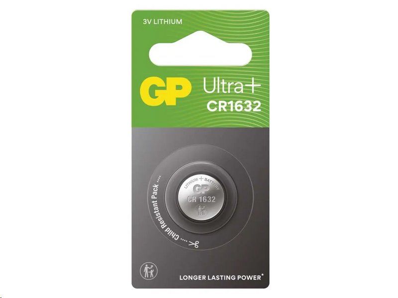 Lítiová gombíková batéria GP CR1632 Ultra+