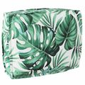 vidaXL Podložka List Vzor listov 50 x 40 x 12 cm Oxfordská látka