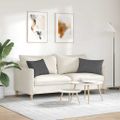 vidaXL Vankúše na pohovku 2 pcs Tmavo šedá 60 x 40 cm