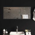 vidaXL LED kúpeľňové zrkadlo 90x40 cm