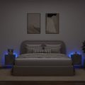 vidaXL TV nástenné skrinky s LED svetlami 2 ks betón.sivé 40,5x35x40cm