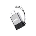 BWOO Adaptér USB - USB-C Sivý OTG BZ-35