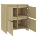vidaXL Komoda dub sonoma 70x41x75 cm drevotrieska