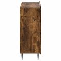 vidaXL Kúpeľňová úložná skriňa ZWOLLE Dymový dub 59,5 x 31 x 79,5 cm