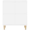 vidaXL Komody 3 ks biele 60x35x70 cm kompozitné drevo