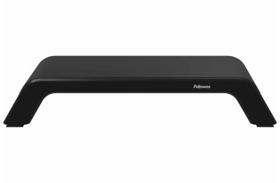 FELLOWES stojan pod monitor HANA LT/ 560mm x 102mm x 222mm/ čierny Stojan pod monitor, nastaviteľná výška 3 polohy, nosnosť 22,6 kg, rozmery 402×194 mm, čierny, recyklované materiály