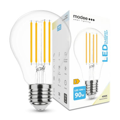 Modee LED žiarovka Filament Globe A67 10W E27 4000K
