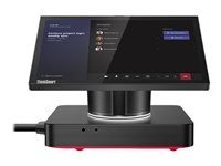 Všetko v jednom Core i5 8365UE / až 4.1 GHz - vPro - RAM 16 GB - SSD 256 GB - NVMe - UHD Graphics 620 - Gigabit Ethernet - Win 11 IoT Enterprise SAC - monitor: LED 10,1" 1920 x 1200 (WUXGA) @ 60 Hz dotykový displej - havrania čerň, červená (spodný kryt) - Lenovo TopSeller - s 3 roky Lenovo Premier Support, údržba v prvom roku