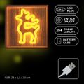 Neon Wood Frame LED DEER warm white FLNW01 Forever Light