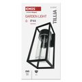 LED záhradné nástenné svietidlo EMOS ZGI010P, 12,8 x 11 x 27 cm, 1 x E27, 15 W