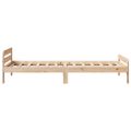 vidaXL Posteľ bez matraca 75x190 cm masívna borovica