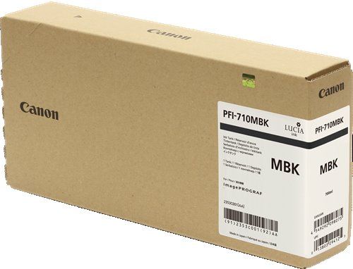 kazeta CANON PFI-710MBK matte black iPF TX-2000/2100/3000/3100/3200/4000/4100/4200 (700 ml)