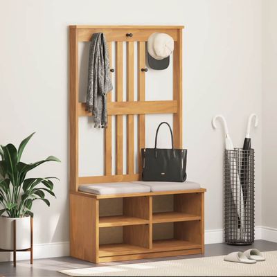 vidaXL Halový strom SANDNES 87x40x159,5 cm masívna borovica