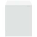 vidaXL TV stolík s LED biely 97x34x40 cm kompozitné drevo
