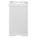 vidaXL Chodníková tabuľa s rámom v tvare A šedá 45x7x84,5 cm HDPE