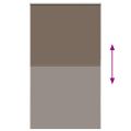 vidaXL Zatemňovacia roleta, kávová, 125x210 cm, šírka látky 121,6 cm, polyester