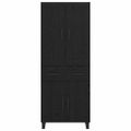 vidaXL Highboard 2 ks Čierny dub 69,5 x 34 x 180 cm