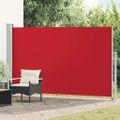 Bočná markíza na terasu/balkón 180x300 cm, červená