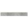 vidaXL TV skrinky s LED svetlami 2 ks betónovo sivé 60x35x15,5 cm