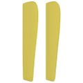 vidaXL Čelo postele so záhybmi zelené 93 x 23 x 118/128 cm látka
