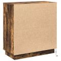 vidaXL LED komoda Dymová dub 71 x 34,5 x 75 cm Kompozitné drevo