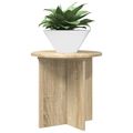 vidaXL Stojan na rastliny 2 ks Dub sonoma 40 x 40 x 40 cm