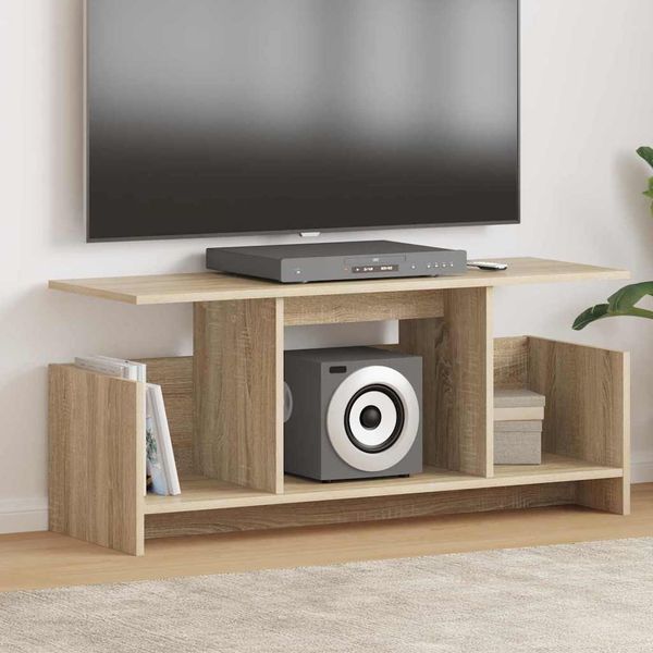 vidaXL TV stolík Sonoma dub 102 x 35 x 45 cm Kompozitné drevo