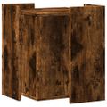 vidaXL Uzavretý box na stelivo, tmavý dub 42x42x51cm, kompozitné drevo