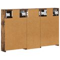 vidaXL Set kabinetov do kúpeľne 3 ks 80 x 10,5 x 50 cm