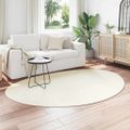 vidaXL Koberec HUARTE Krémová 140 x 200 cm Polyester