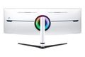 Samsung/LS57CG952NUXEN/57"/VA/7680x2160/240Hz/1ms/Black/2R LED monitor, herní, prohnutý, 57", VA, 7680×2160, 32:9, 1ms, 420cd/m2, DisplayPort, 3× HDMI, 2× USB, energ. tr. G, cerno-bílý